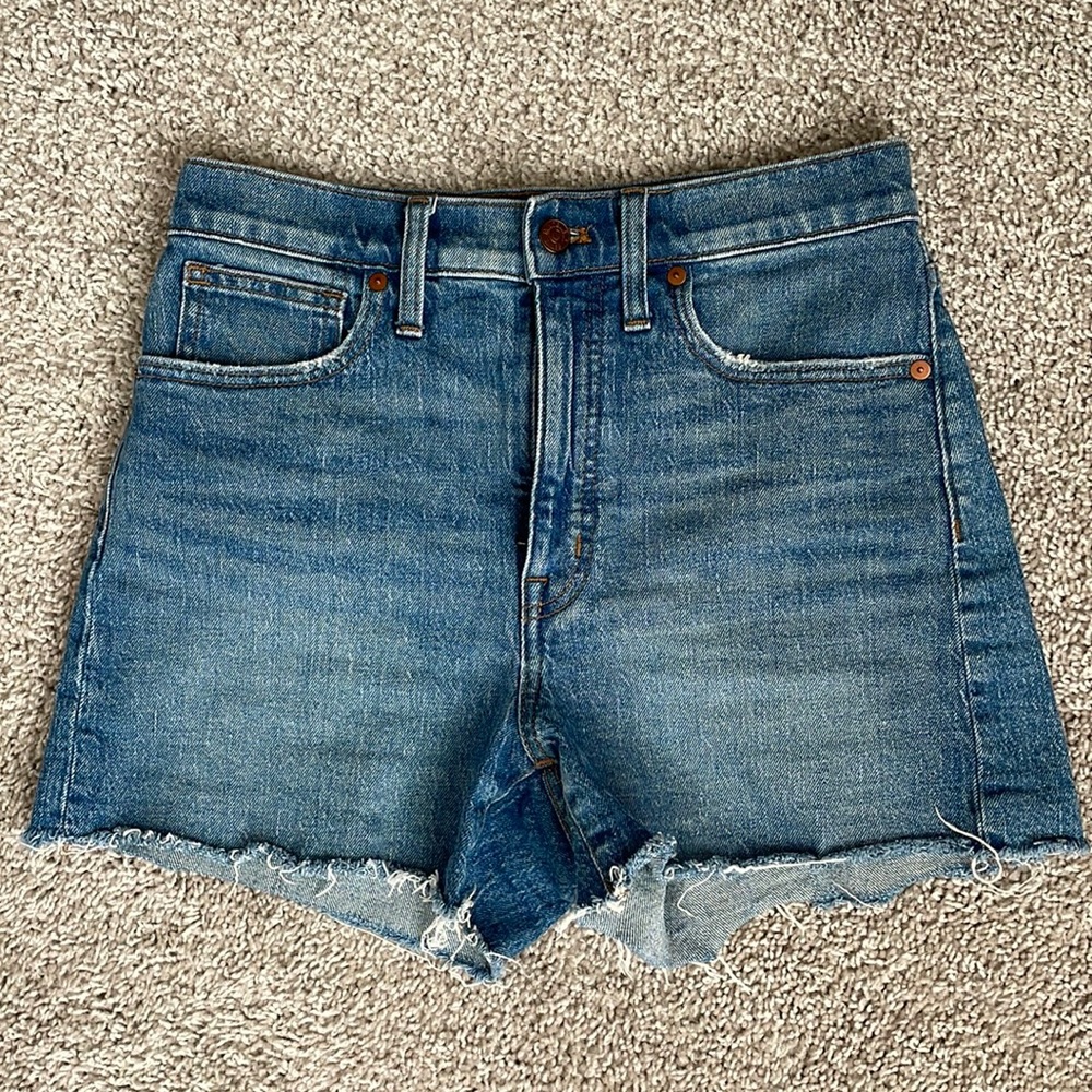 Madewell High Rise Denim Shorts